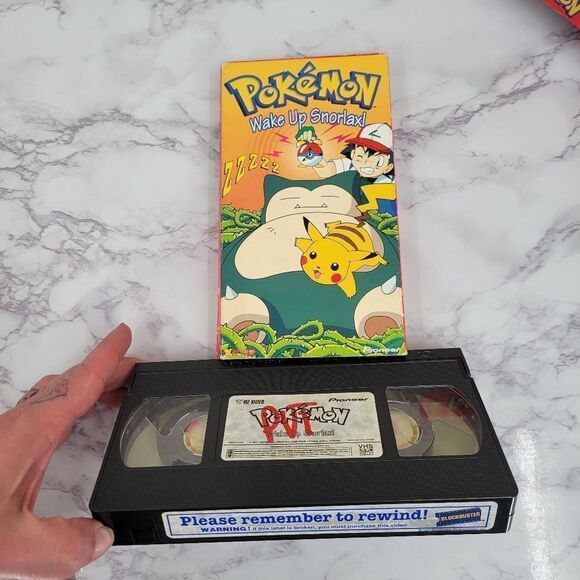Pokemon 1997 1998 VHS Lot of 6 Tapes Blockbuster 90s Vintage Nostalgic - Picture 8 of 14